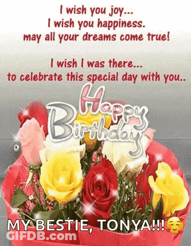 I Wish You Joy ... I Wish You Happiness May All Your Dreams Come True GIF