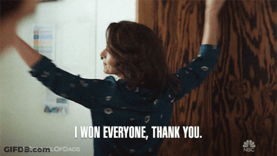 I Won Everyone Thank You GIF