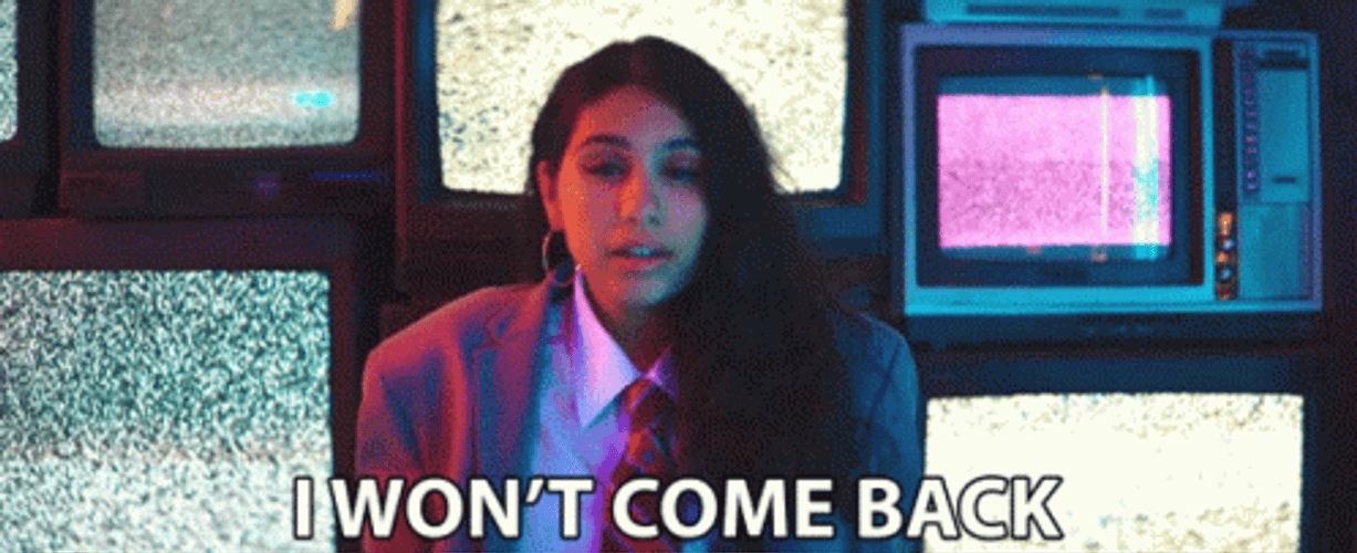 I Won't Come Back Alessia Cara TV Glitch GIF