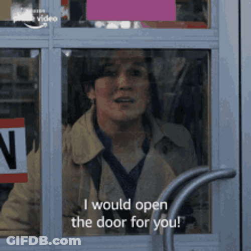 I Would Open The Door For You GIF