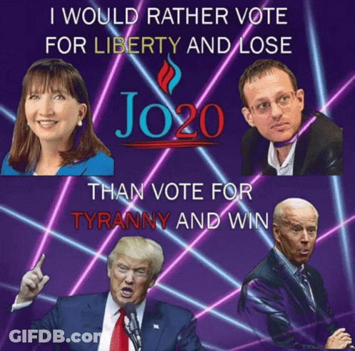 I Would Rather Vote For Liberty And Lose Than Vote For Tyranny And Win GIF