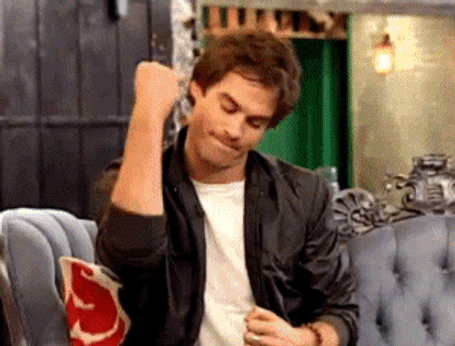 Ian Somerhalder Fist Pump GIF
