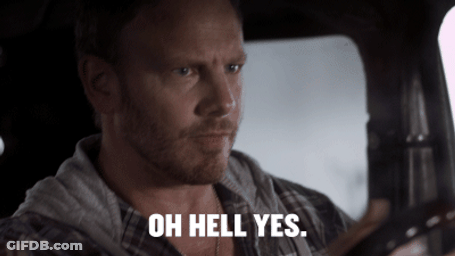 Ian Ziering Oh Hell Yes Car Drive GIF