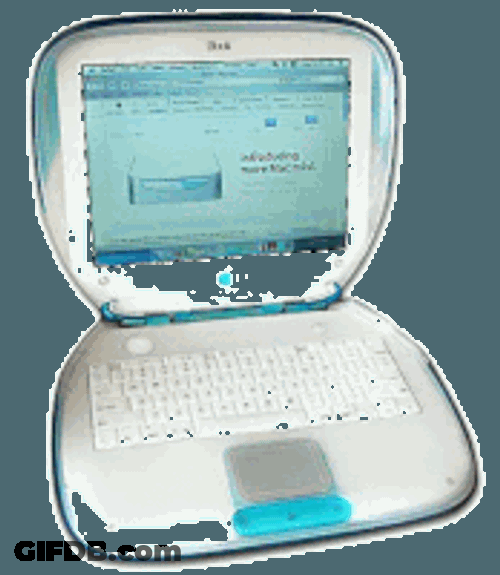 Ibook G3 Clamshell Sticker GIF