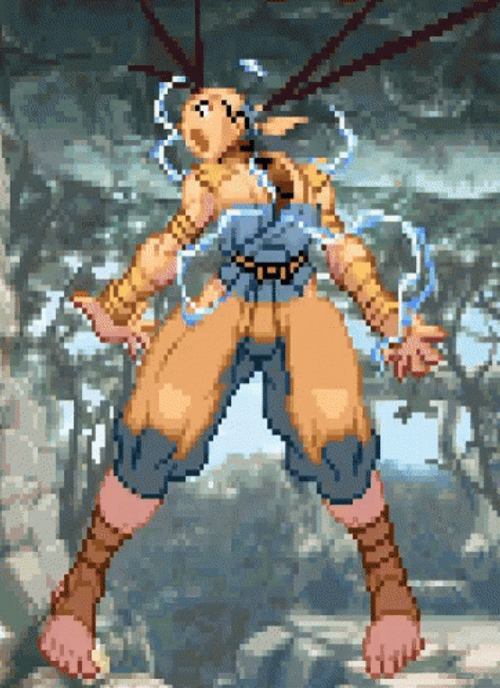 Ibuki Got Electrocuted From Enemy GIF