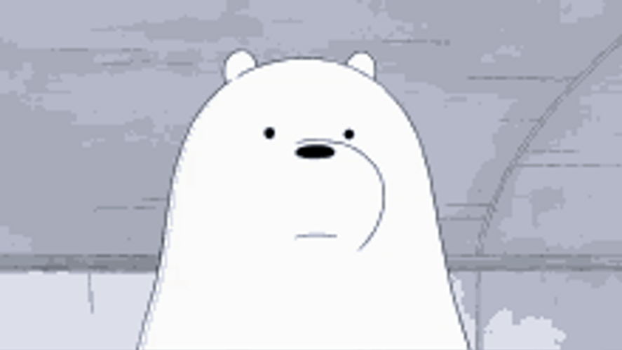 Ice Bear Calculating Calculation Math Thinking GIF