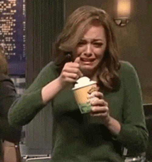 Ice Cream Eating Calms Emotional Damage Meme GIF