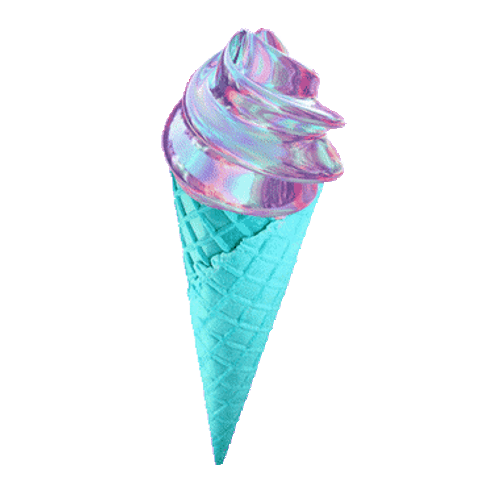 Ice Cream Trippy Pastel Sticker GIF
