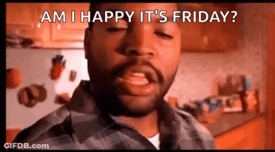 Ice Cube Am I Happy Its Friday Meme GIF