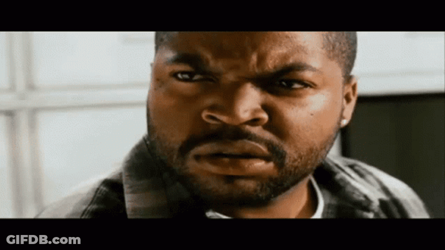 Ice Cube Angry What Did He Say GIF