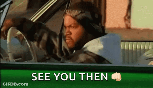 Ice Cube Driving Car And Fist Bumping GIF