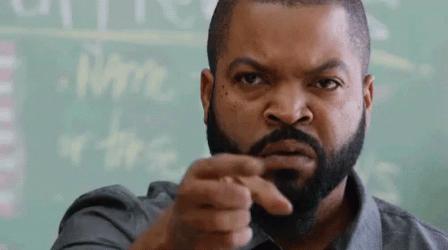 Ice Cube Eye Punch Threat GIF