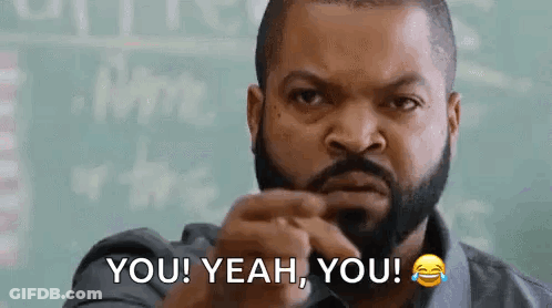Ice Cube Funny Face Pointing You Yeah You GIF