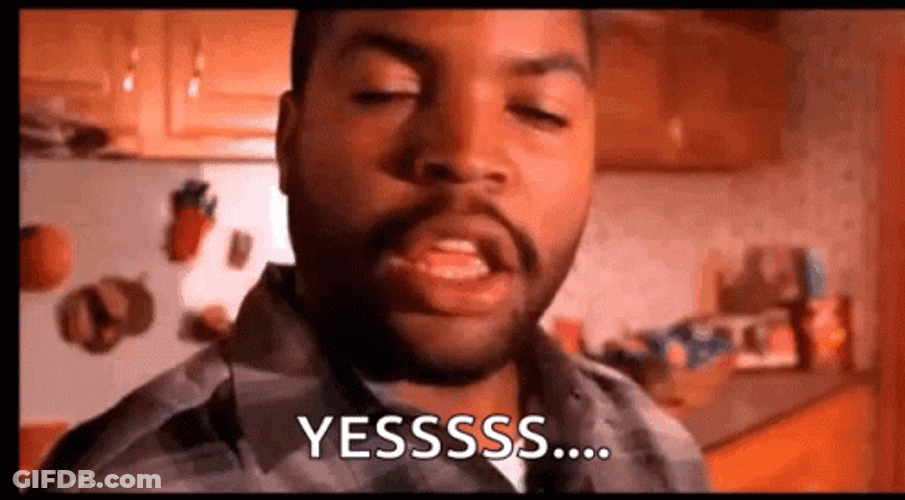 Ice Cube Nodding Yessss GIF