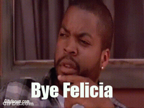 Ice Cube Says Bye Felicia GIF