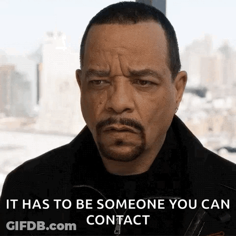 Ice Cube Says It Has To Be Someone You Can Contact Close Up GIF