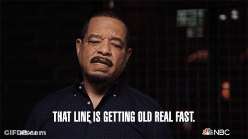 Ice Cube Says That Line Is Getting Old Real Fast On NBC GIF