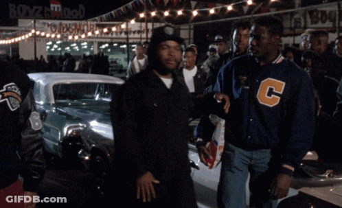 Ice Cube Says We Got A Problem Here In Front Of A Crowd GIF