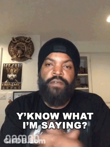Ice Cube Y Know What I'm Saying GIF