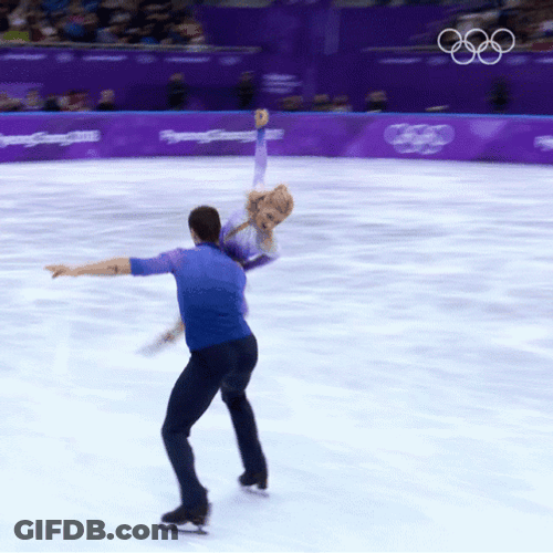 Ice Figure Skating Dancing GIF