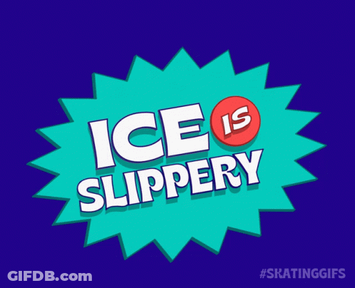 Ice Is Slippery GIF