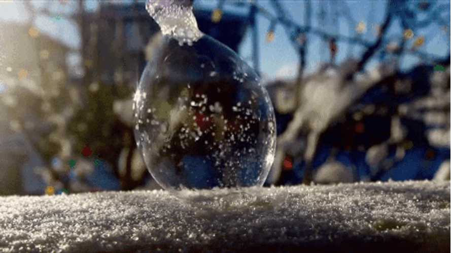 Ice Snow Winter Morning GIF
