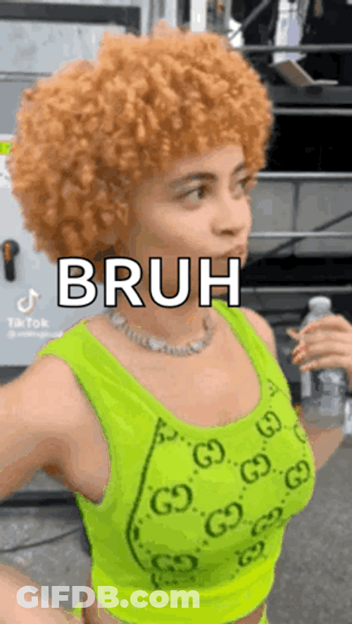 Ice Spice Bruh GIF