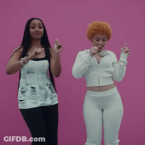 Ice Spice Dancing With Her Fan GIF