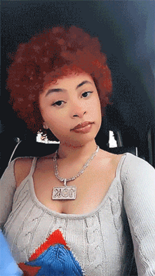 Ice Spice In The Car GIF