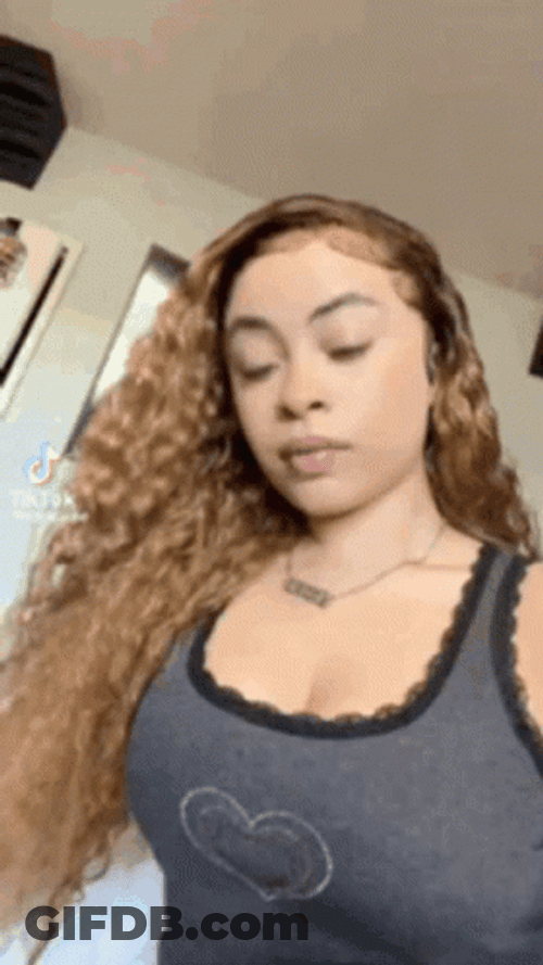 Ice Spice Long Curly Hair GIF