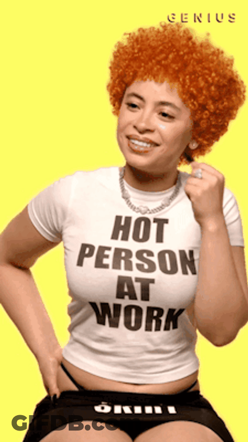 Ice Spice Not Person At Work GIF