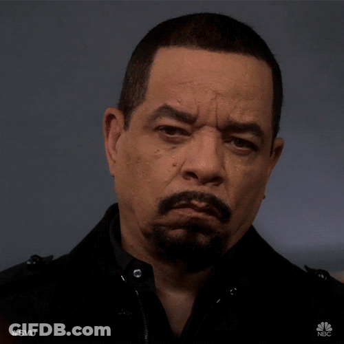 Ice-T Suspicious Reaction GIF
