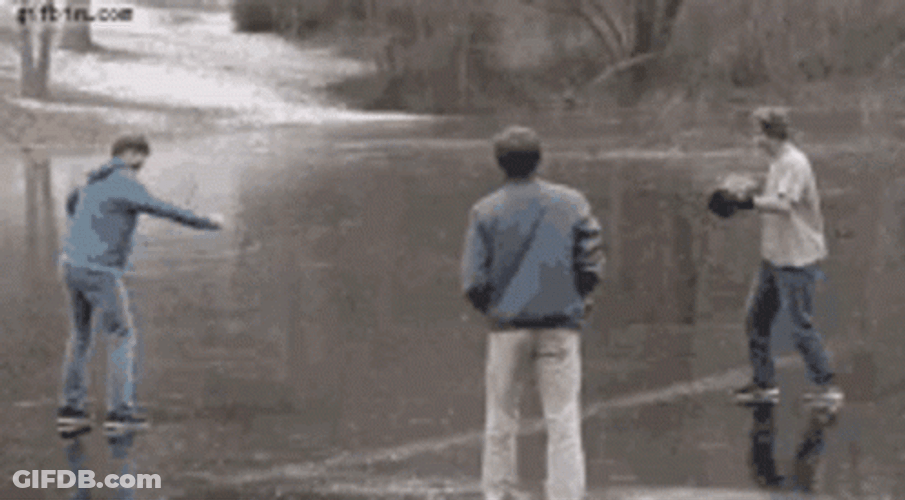 Icebreaker Man Accidentally Falling GIF