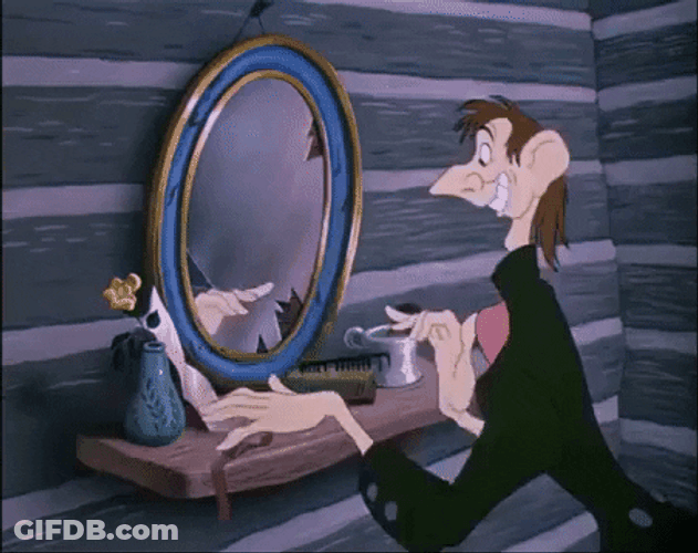 Ichabod Crane In The Mirror GIF