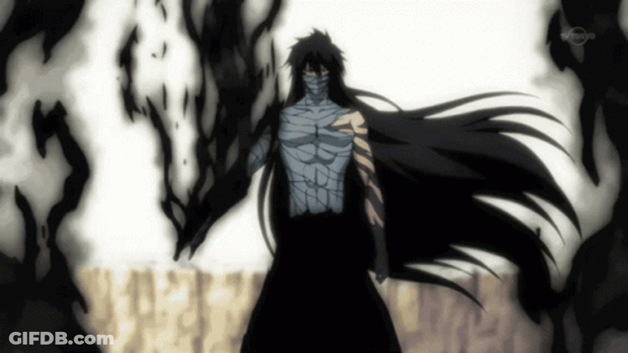 Ichigo Kurosaki Final Form Getsuga Tenshou GIF