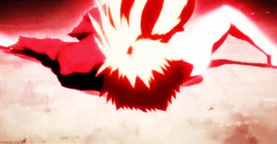Ichigo Kurosaki Hollow Eyes Spirit Power GIF