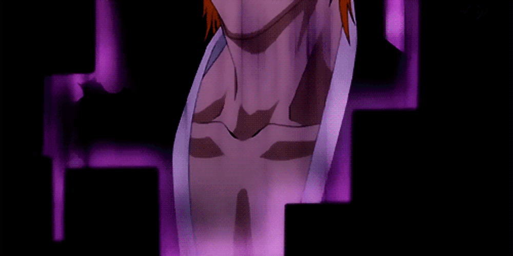 Ichigo Kurosaki Hollow Power Block Bleach GIF