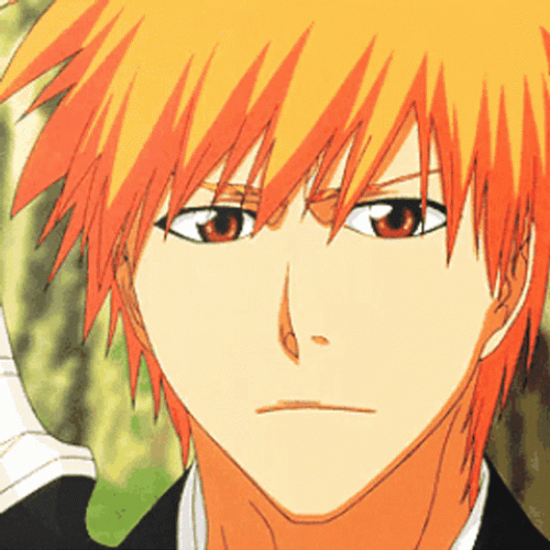 Ichigo Kurosaki Stare Bleach Anime GIF