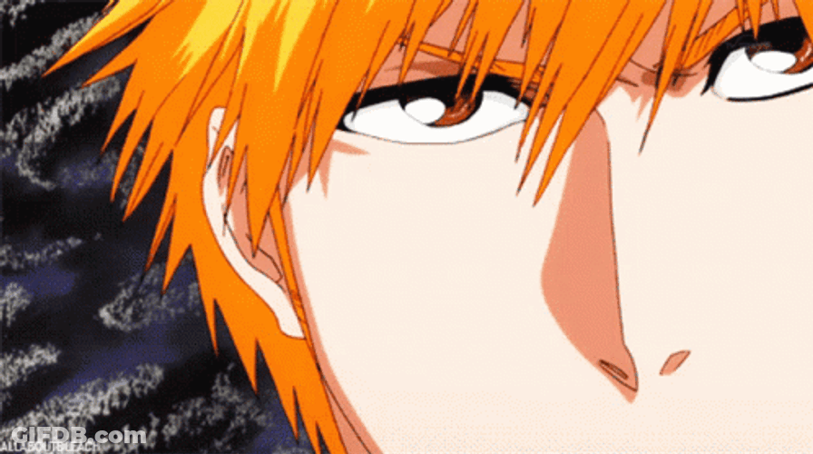 Ichigo Kurosaki Surprised Confused Bleach Anime GIF