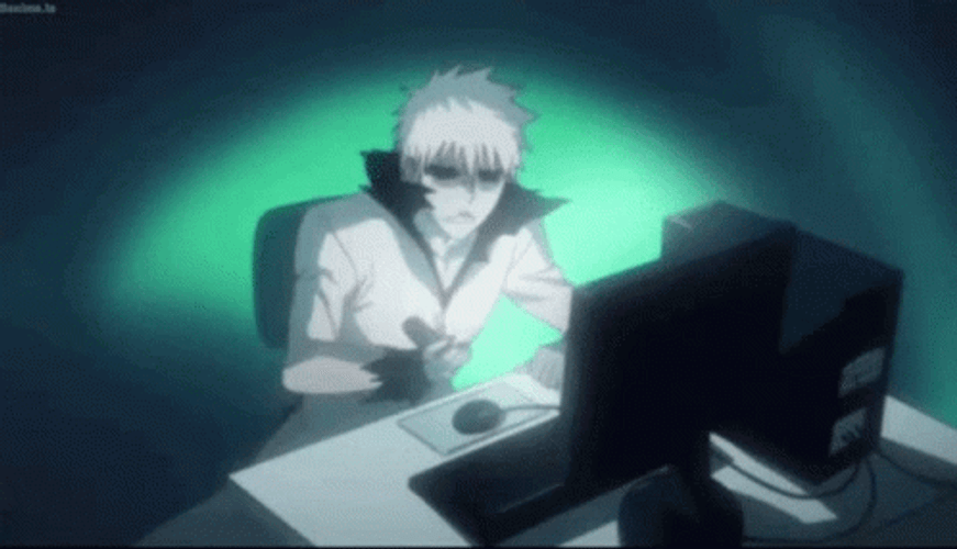 Ichigo Kurosaki White Bleach Zangetsu Computer GIF
