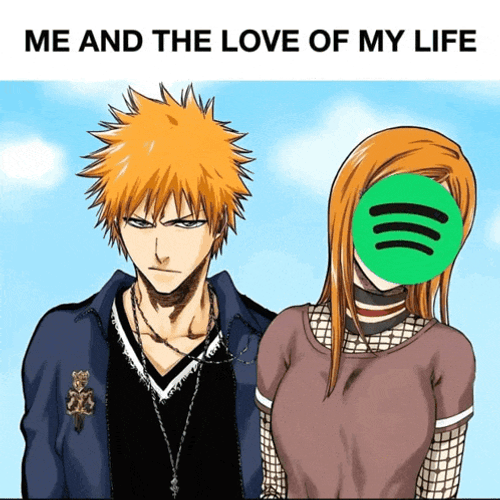 Ichigo X Orihime Orihime X Ichigo Meme GIF