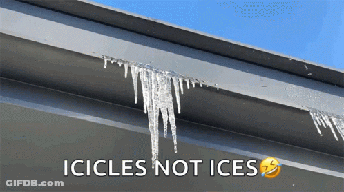 Icicles Hanging From Building GIF