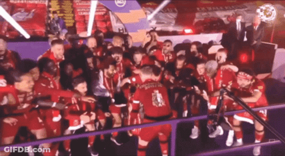 Ickey Shuffle Celebration Liverpool FC GIF