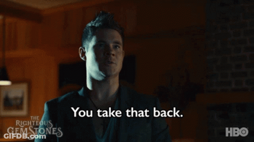 Iconic Adam Righteous Gemstones Take That Back GIF