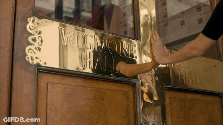 Iconic Door Opening  Wigmore Hall GIF