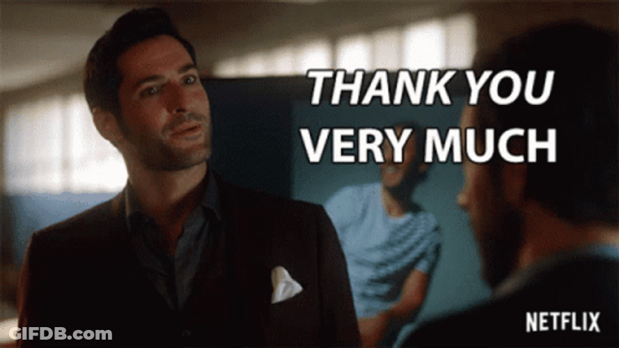 Iconic Lucifer Thank You Very Much GIF
