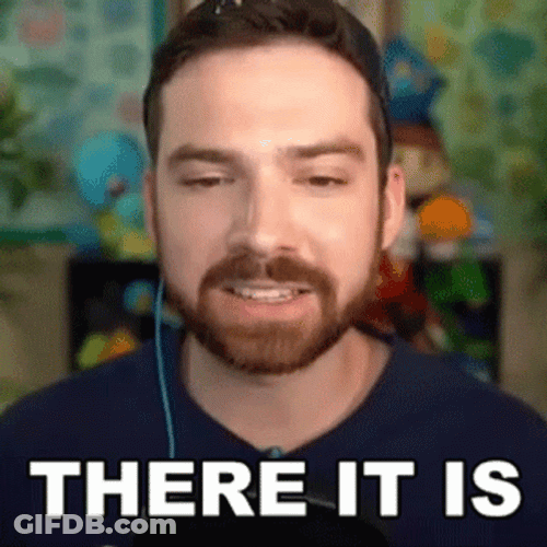 Iconic Michael Grot There It Is GIF