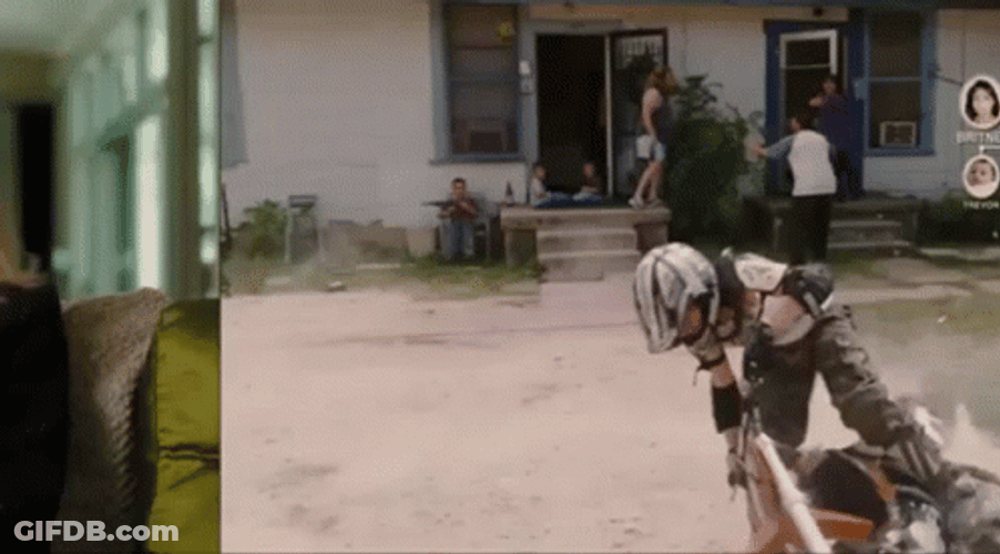 Idiocracy Fighting Throwing And Running GIF