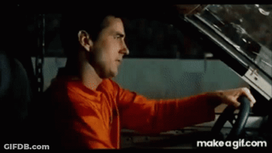 Idiocracy Luke Wilson Driving Car GIF