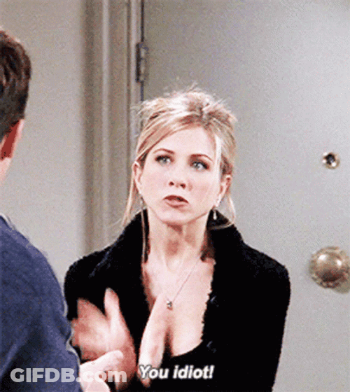 Idiot Jennifer Aniston GIF